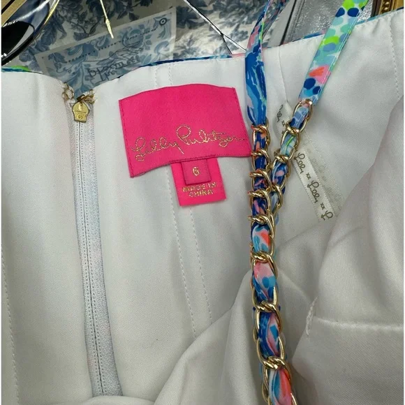 🆕 LILLY PULITZER 🧿 NWOT Viv Maxi Dress, Multi Hidden Treasures - Sz US 6 - Picture 15 of 16